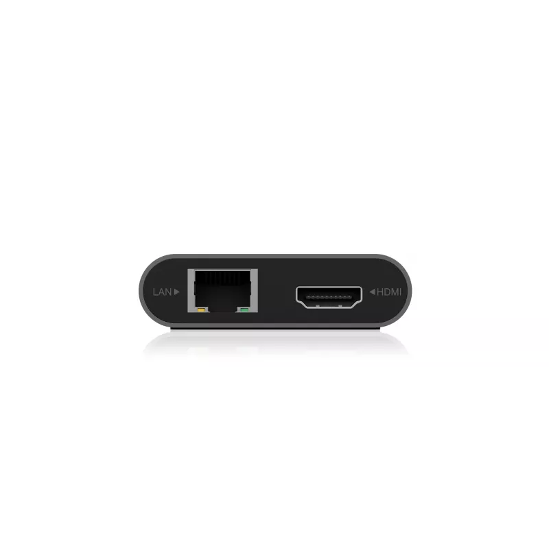 ICY BOX IB-DK4050-CPD Wired USB 3.2 Gen 1 (3.1 Gen 1) Type-C Antracyt