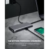 ICY BOX IB-DK4050-CPD Wired USB 3.2 Gen 1 (3.1 Gen 1) Type-C Antracyt