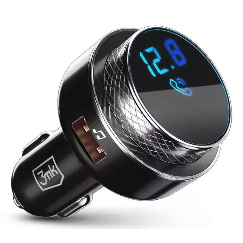 Nadajnik FM 3MK Hyper Car 87,5 – 99,8 MHz USB Czarny