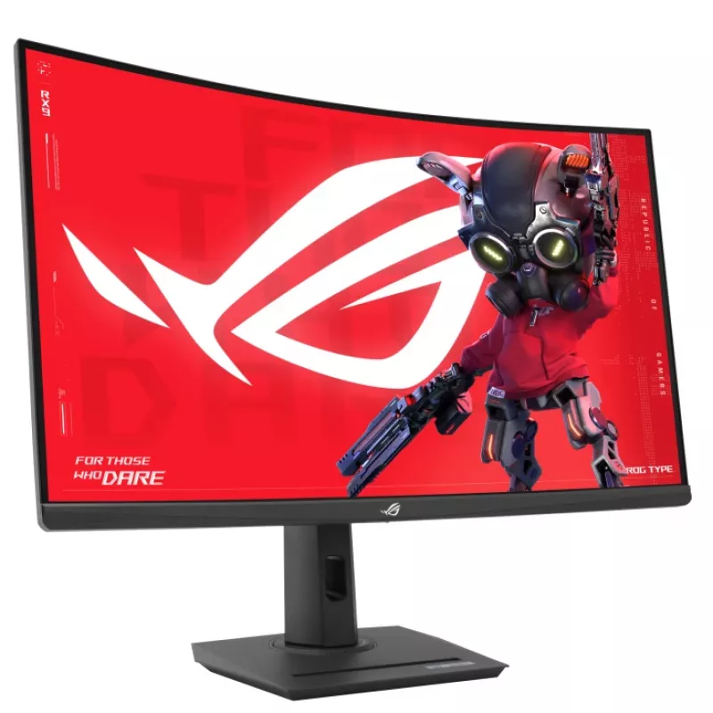 ASUS ROG Strix XG32WCS monitor komputerowy 80 cm (31,5 cala) 2560 x 1440 pikseli Quad HD LED Czarny