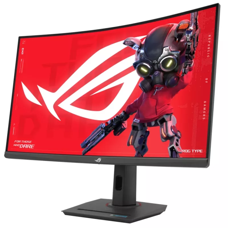 ASUS ROG Strix XG32WCS monitor komputerowy 80 cm (31,5 cala) 2560 x 1440 pikseli Quad HD LED Czarny