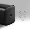 Ładowarka sieciowa Axagon ACU-PD20 1x QC3.0/AFC/FCP/PD Type-C 20 W czarna