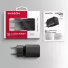 Axagon ACU-PD30 PD3.0 & QC4+ 1x OUTPUT ładowarka sieciowa 30W, Wewnętrzna, AC, Czarna