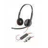 HP Poly Czarnywire 3220 Stereo USB-C Czarny Headset +USB-C/A Adapter (Bulk)