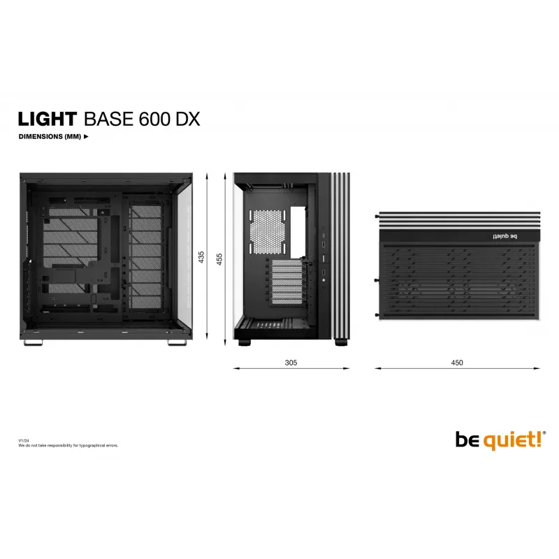 be quiet LIGHT BASE 600 DX Czarny Midi Tower