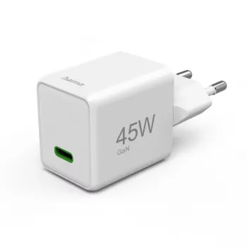 Hama 00201983 Ładowarka do urządzeń mobilnych Słuchawki, Laptop, Power bank, Smartfon, Tablet Biały AC Szybkie ładowanie Wewnętrzna
