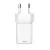 Hama 00201983 Ładowarka do urządzeń mobilnych Słuchawki, Laptop, Power bank, Smartfon, Tablet Biały AC Szybkie ładowanie Wewnętrzna