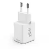 Hama 00201983 Ładowarka do urządzeń mobilnych Słuchawki, Laptop, Power bank, Smartfon, Tablet Biały AC Szybkie ładowanie Wewnętrzna