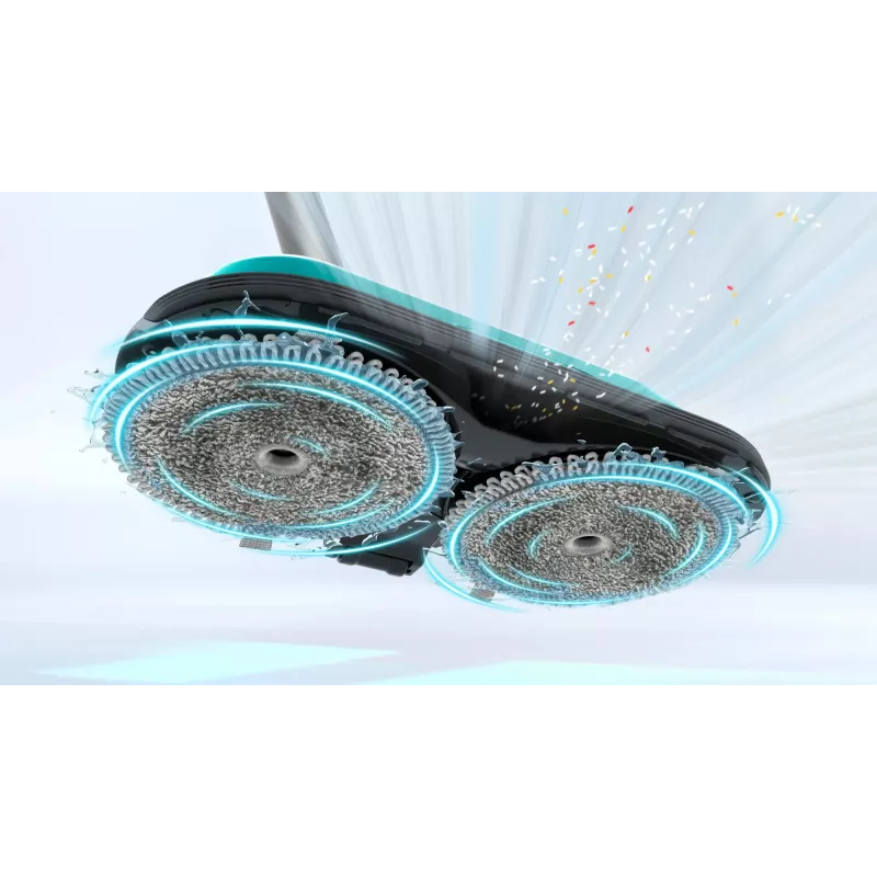 Bosch Unlimited 7 ProHygienic Aqua BCS71HYG1 bezprzewodowy odkurzacz pionowy 2w1 z funkcją mopowania, 18 V, HEPA, bez worka, 0,3 l, biały