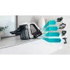 Bosch Unlimited 7 ProHygienic Aqua BCS71HYG1 bezprzewodowy odkurzacz pionowy 2w1 z funkcją mopowania, 18 V, HEPA, bez worka, 0,3 l, biały