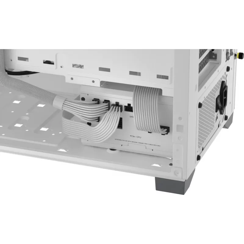 CORSAIR Power Supply - Rm750x Shift 80 Plus Gold Fully Modular ATX - biały
