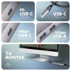 Axagon HMC-5H60 hub USB 5Gbps, 2x USB-A, 1x USB-C, HDMI 4k/60Hz, PD 100W, kabel USB-C
