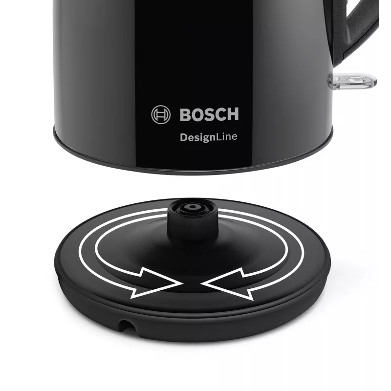 Czajnik elektryczny Bosch TWK3P423 1,7 l 2400 W czarny