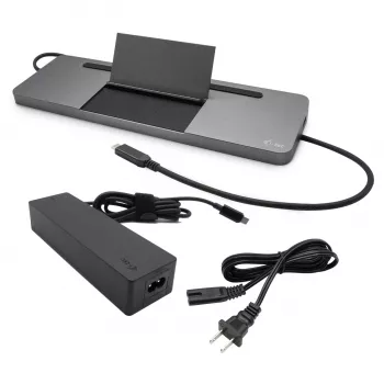 i-tec Metal SB-C Ergonomic 4K 3x Display Docking Station z Power Delivery 85 W + Ładowarka uniwersalna 100 W
