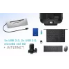 i-tec Metal SB-C Ergonomic 4K 3x Display Docking Station z Power Delivery 85 W + Ładowarka uniwersalna 100 W