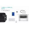 i-tec Metal USB-C Nano Dock HDMI/VGA z LAN + Ładowarka 100 W