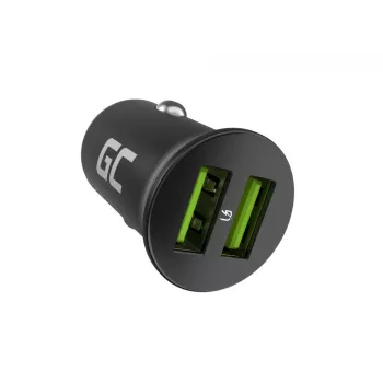 Ładowarka samochodowa/wewnętrzna zielony Cell CADM-GC-36AA 36W 2x USB-A Czarna do źródła zasilania 3,6–12V
