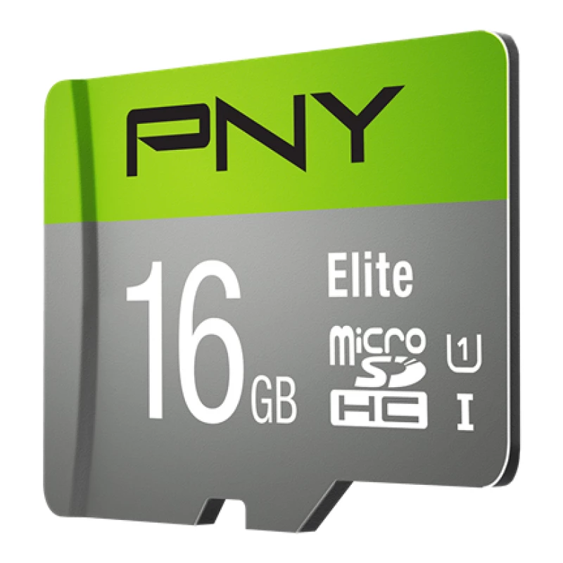 Karta pamięci PNY Micro SD Elite 16GB Class 10 UHS-I U1 + adapter SD, odczyt 100 MB/s