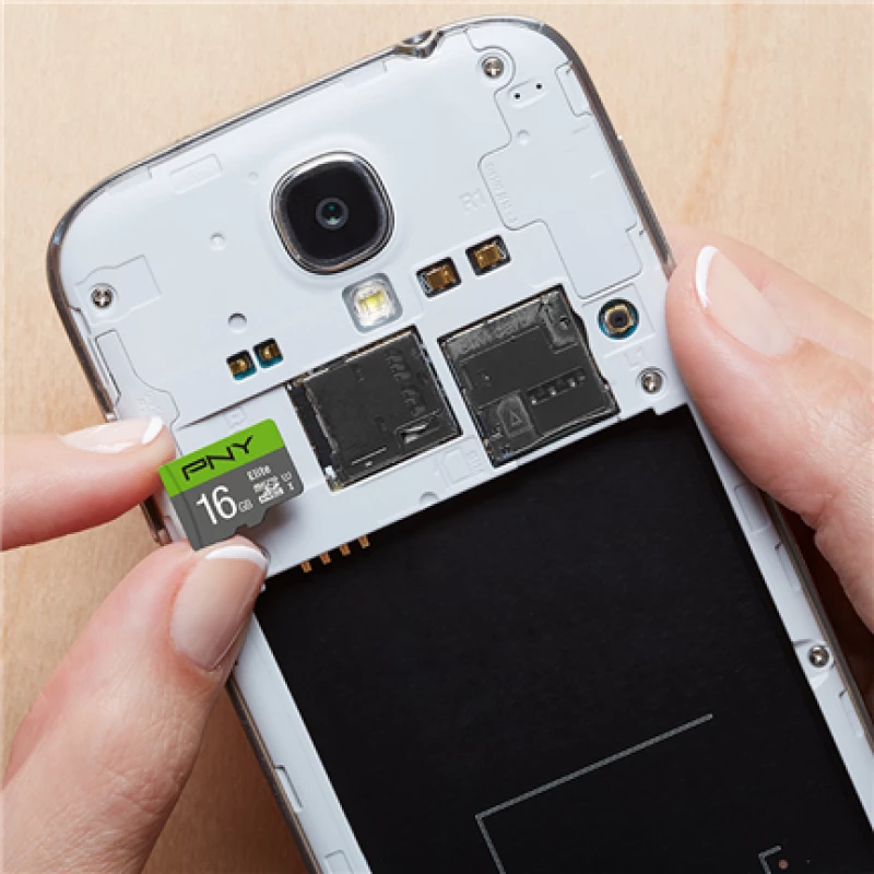 Karta pamięci PNY Micro SD Elite 16GB Class 10 UHS-I U1 + adapter SD, odczyt 100 MB/s