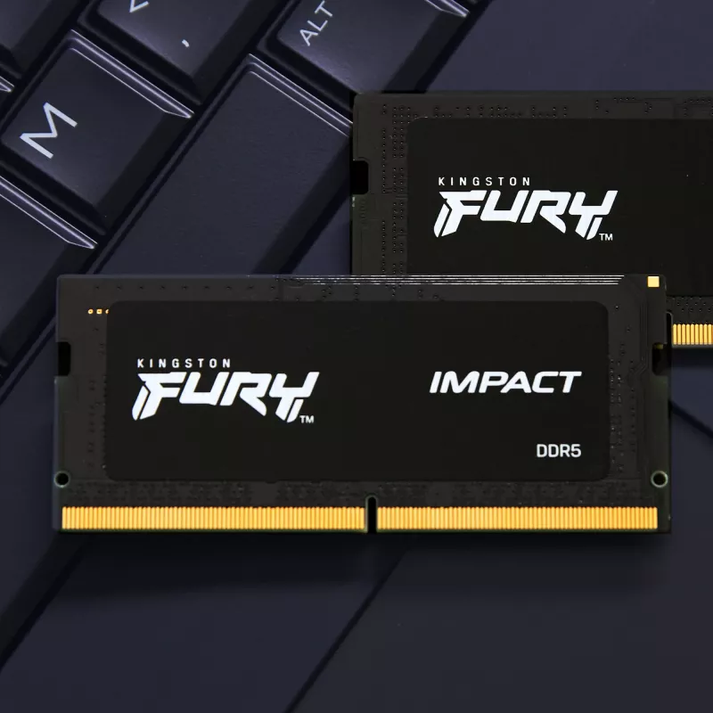 Kingston Technology FURY 32GB 5600MT/s DDR5 CL40 SODIMM (zestaw 2 sztuk) Impact PnP