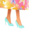 Barbie A Touch of Magic Królewska Lalka z Jasno Podkreślonymi Pasemkami, Spódnicą w Motyle i Akcesoriami