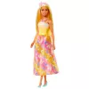 Barbie A Touch of Magic Królewska Lalka z Jasno Podkreślonymi Pasemkami, Spódnicą w Motyle i Akcesoriami