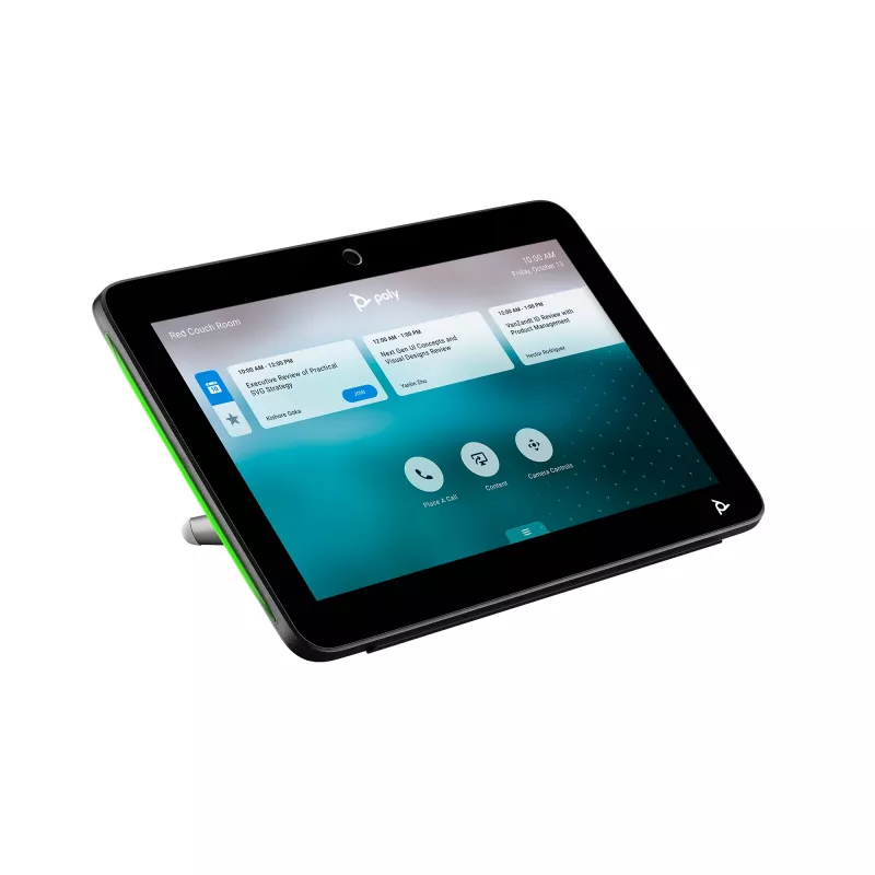 Kontroler dotykowy HP Poly TC10, czarny, 1280 x 800 pikseli, 260 mm, 184 mm, 64 mm, 1,27 kg