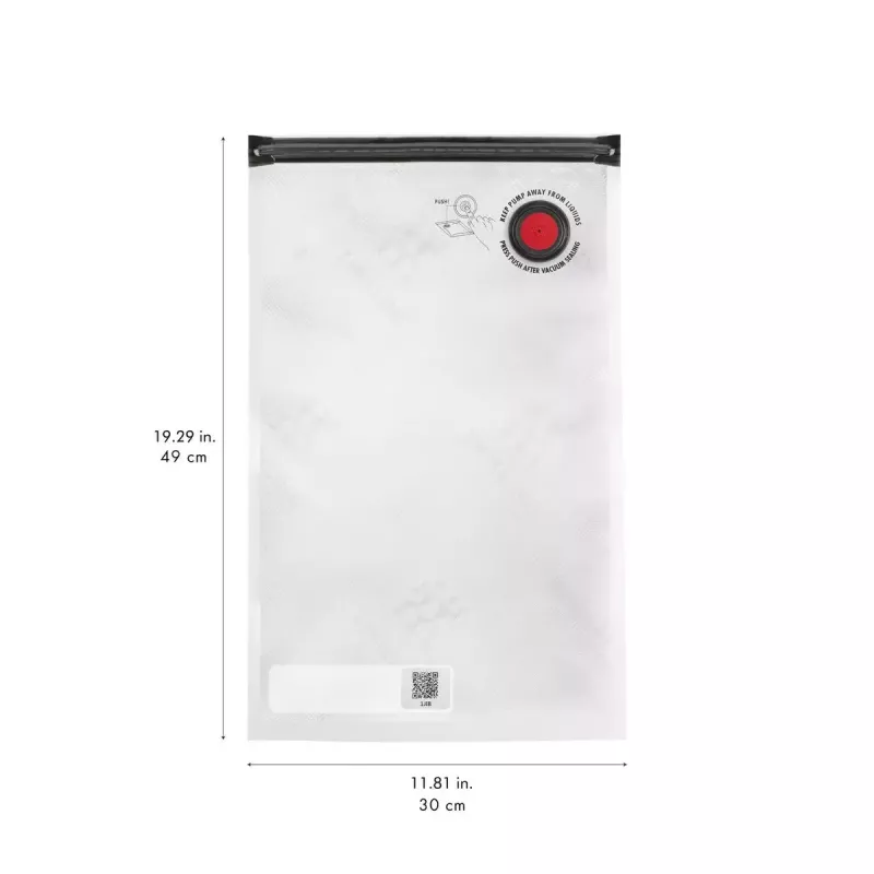 Worek do pakowania próżniowego ZWILLING FRESH & SAVE 36800-305-0, prostokątny, 300×490 mm, szczelny, zapięcie na zamek błyskawiczny, zestaw 3 szt.