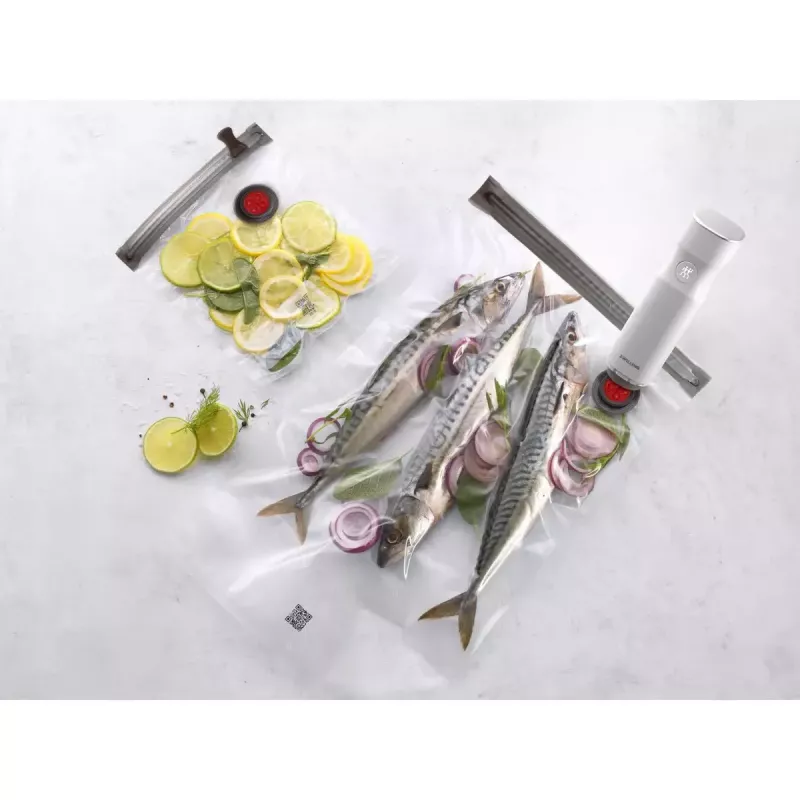 Worek do pakowania próżniowego ZWILLING FRESH & SAVE 36800-305-0, prostokątny, 300×490 mm, szczelny, zapięcie na zamek błyskawiczny, zestaw 3 szt.