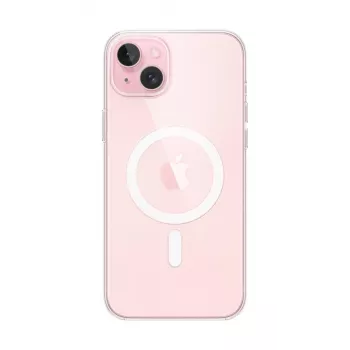 Clear Case Cover Apple iPhone 15 Plus MagSafe Transparent