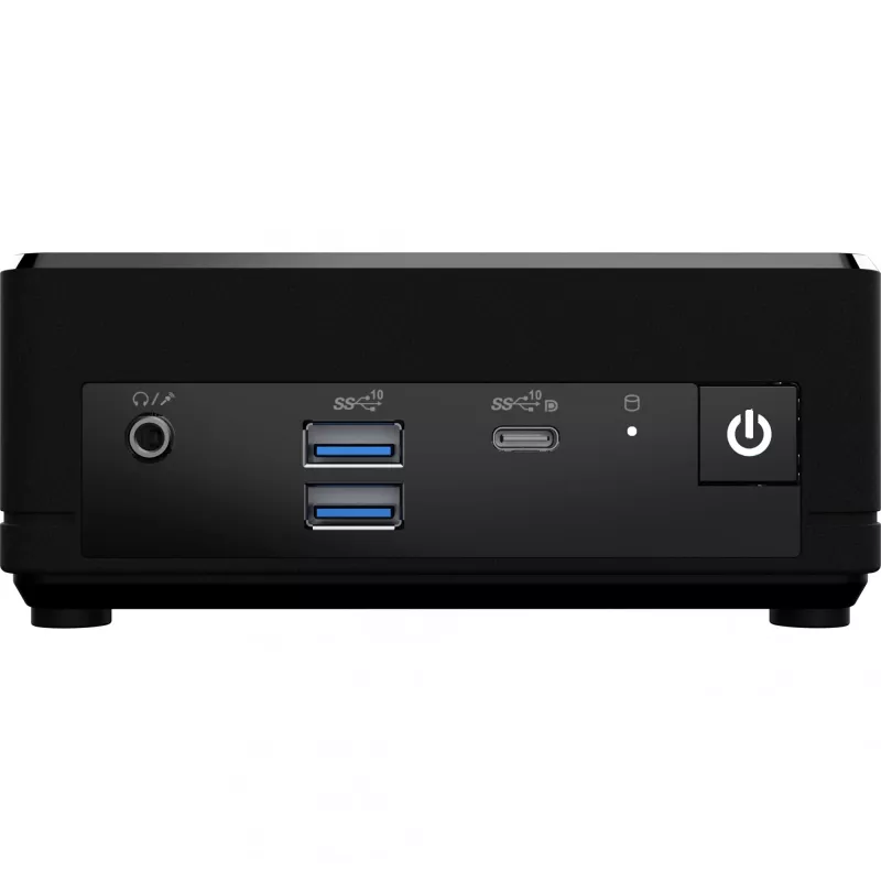 MSI Cubi N ADL S-078EU Intel® N N100 4 GB DDR4-SDRAM 128 GB SSD Windows 11 Pro Mini PC Czarny