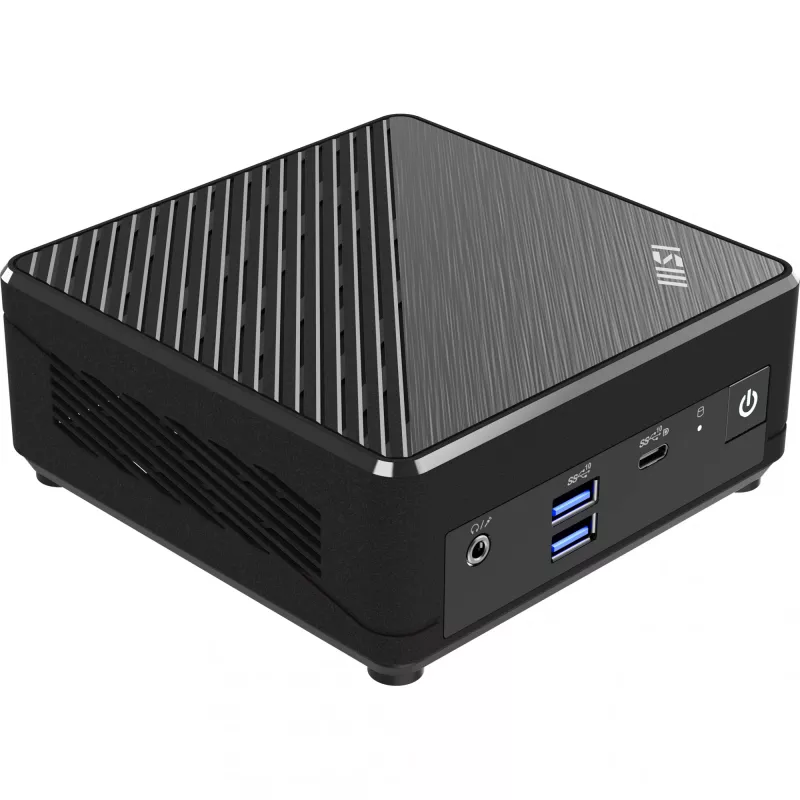 MSI Cubi N ADL S-078EU Intel® N N100 4 GB DDR4-SDRAM 128 GB SSD Windows 11 Pro Mini PC Czarny