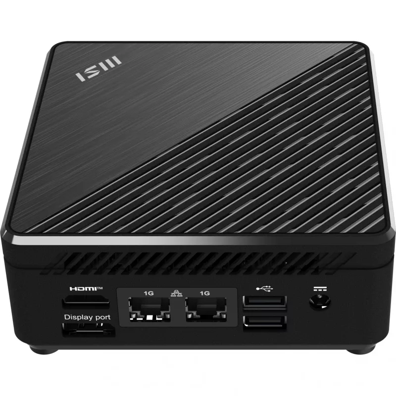 MSI Cubi N ADL S-078EU Intel® N N100 4 GB DDR4-SDRAM 128 GB SSD Windows 11 Pro Mini PC Czarny