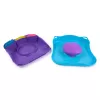 Kinetic Sand SquishMotion, upominki do koszyczka wielkanocnego, zawiera 1lb formowalnego piasku, stempel i 5 narzędzi, pojemnik do przechowywania, zabawki sensoryczne dla dzieci od 5 lat
