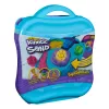 Kinetic Sand SquishMotion, upominki do koszyczka wielkanocnego, zawiera 1lb formowalnego piasku, stempel i 5 narzędzi, pojemnik do przechowywania, zabawki sensoryczne dla dzieci od 5 lat