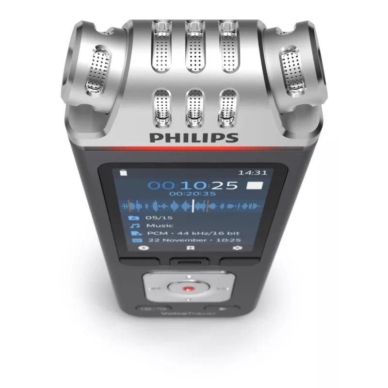 Philips VoiceTracer Czarny, Szary