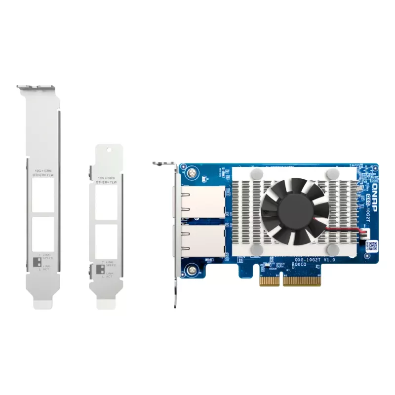 Karta sieciowa QNAP QXG-10G2T Wewnętrzna Ethernet 10000 Mbit/s