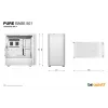 be quiet PURE BASE 501 Airflow Window biały Midi Tower