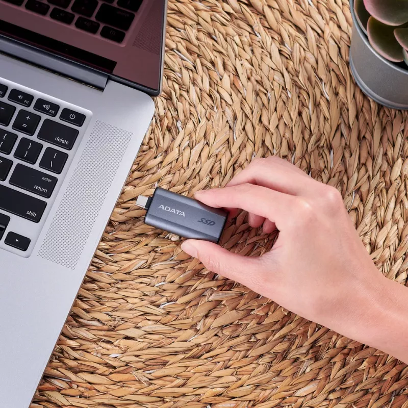 ADATA SC750 2 TB USB Type-C 3.2 Gen 2 (3.1 Gen 2) Szary