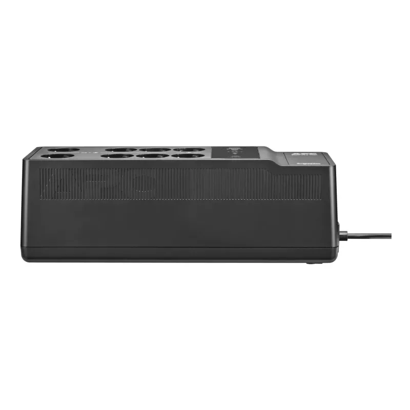 APC Back-UPS, 1050VA/600W do montażu na podłodze/ścianie, 230V, 8 gniazd Schuko CEE 7/3, port USB typu A+C, wymienialna bateria