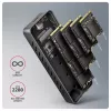 Axagon EEM2-20G USB-C 20Gbps - M.2 NVMe SSD ARMORED box, obudowa SSD, M.2, M.2, NVMe-oF, PCI Express, 20 Gbit/s, łączność USB, czarny