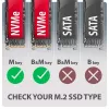 Axagon EEM2-20G USB-C 20Gbps - M.2 NVMe SSD ARMORED box, obudowa SSD, M.2, M.2, NVMe-oF, PCI Express, 20 Gbit/s, łączność USB, czarny