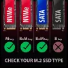 Axagon EEM2-GAM zewnętrzna metalowa obudowa USB-C 10 Gb/s dla dysków SSD M.2 NVMe i SATA. Beznarzędziowa