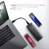 Axagon EEM2-GTS2 Zewnętrzna metalowa obudowa USB-C 10Gbps na dyski M.2 NVMe i SATA. Bezśrubowa