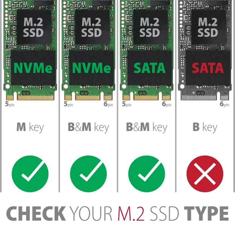 Axagon EEM2-GTS2 Zewnętrzna metalowa obudowa USB-C 10Gbps na dyski M.2 NVMe i SATA. Bezśrubowa