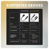 Axagon ADA-HCPD USB-C na jack 3,5 mm – adapter audio Hi-Res DAC, 384 kHz/32 bity, PD 60 W 3 A