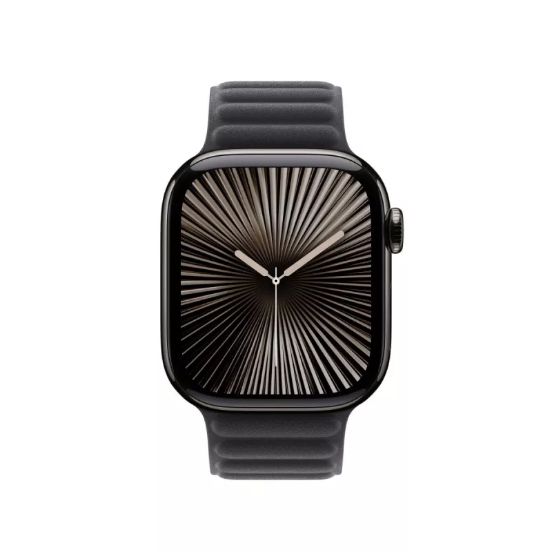 APPLE 42mm Czarny Magnetyczny Pasek - M/L