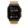 APPLE 49mm Pasek Alpine Loop Tan - Rozmiar M - Wykończenie z czarnego tytanu