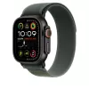 Pasek Apple 49mm zielony Trail Loop S/M Czarny Titanium Finish
