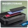 Axagon HMC-UFO USB-C Hub M.2 SATA/NVMe 1 Gbit/s Ethernet 384 kHz Audio Wired USB 3.2 Gen 2 (3.1 Gen 2) Type-C Czarny